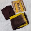 Premium Yellow Cotton Suit Set with Chikan Embroidery Work