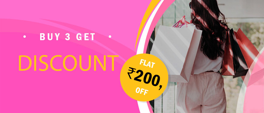 Buy 3, Get ₹200 OFF