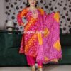 Pink and Orange Festive Cotton Suit – Fashionkey Official