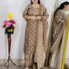 premium pashmina kurta pant dupatta set for women
