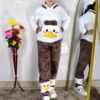 women wearing ultra-soft fleece winter co-ord set with hooded top and pants