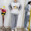 Super soft winter fleece co-ord set for women hoodie and pants cute cartoon print available in 5 colors