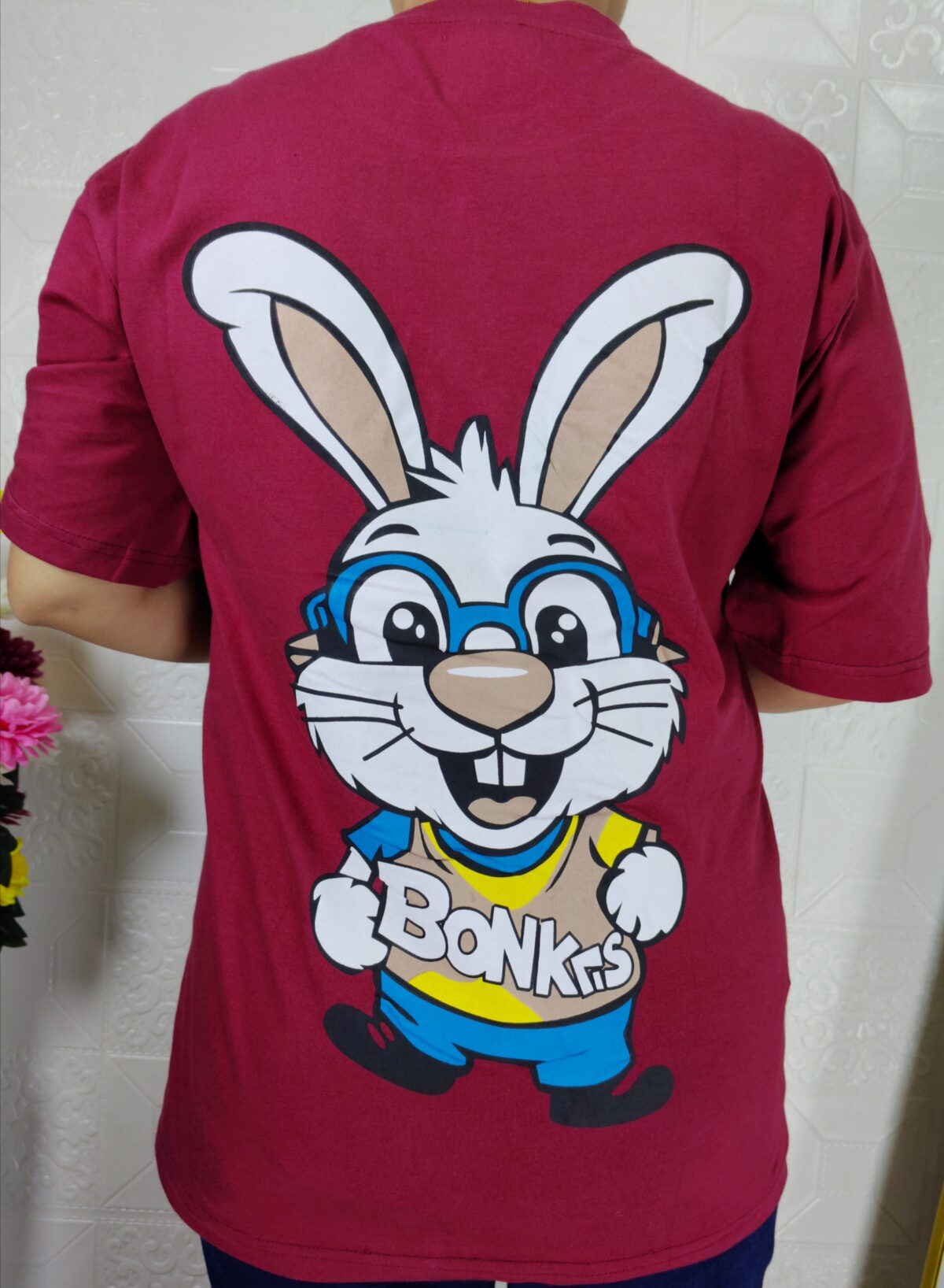 Women printed lycra casual t-shirt with graphic design