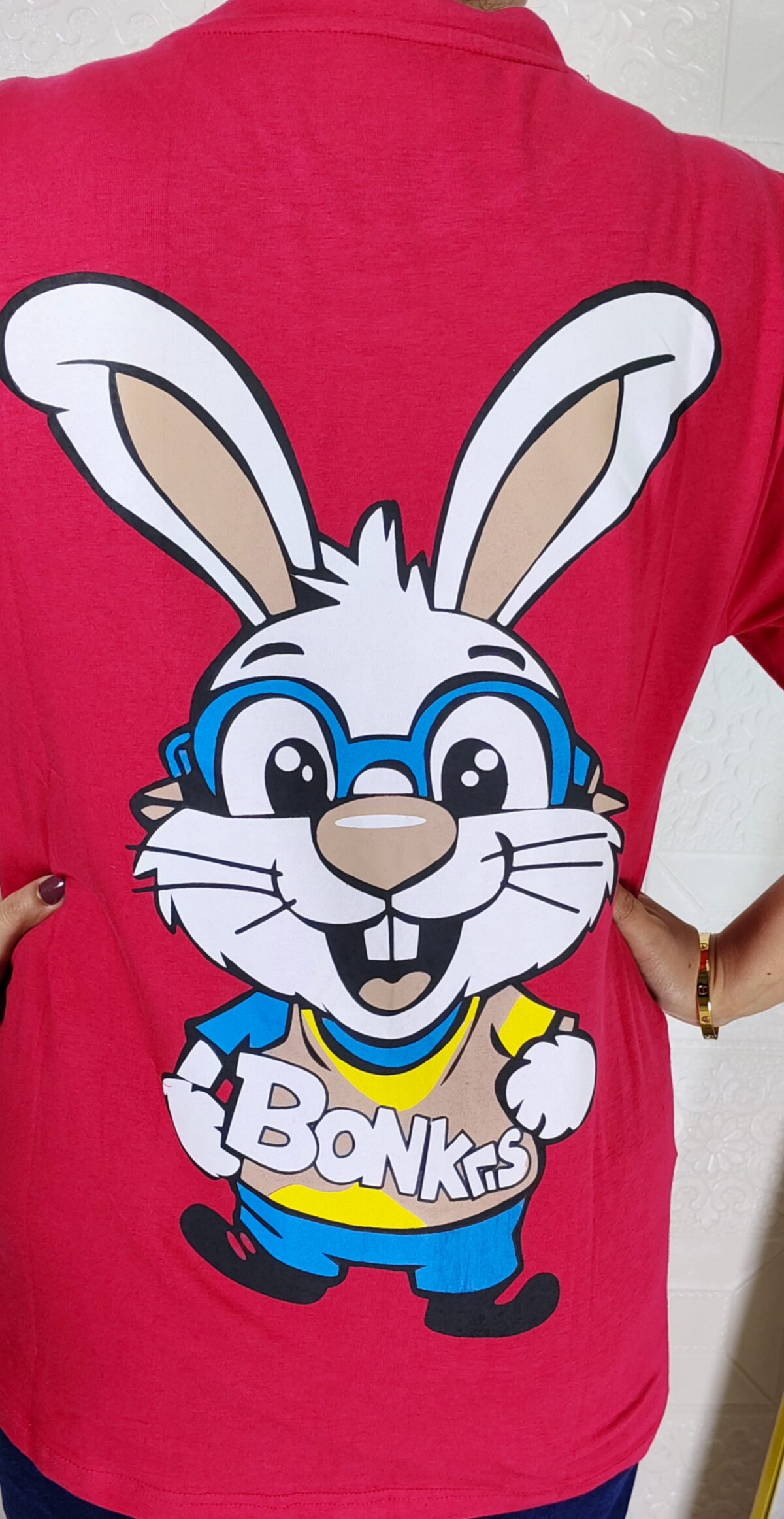 Women printed lycra casual t-shirt with graphic design