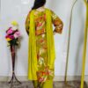 Women floral printed rayon cotton suit set with matching dupatta