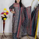 Green Base A-Line Printed 3 Piece Suit – Pure Cotton Ethnic Wear for Women